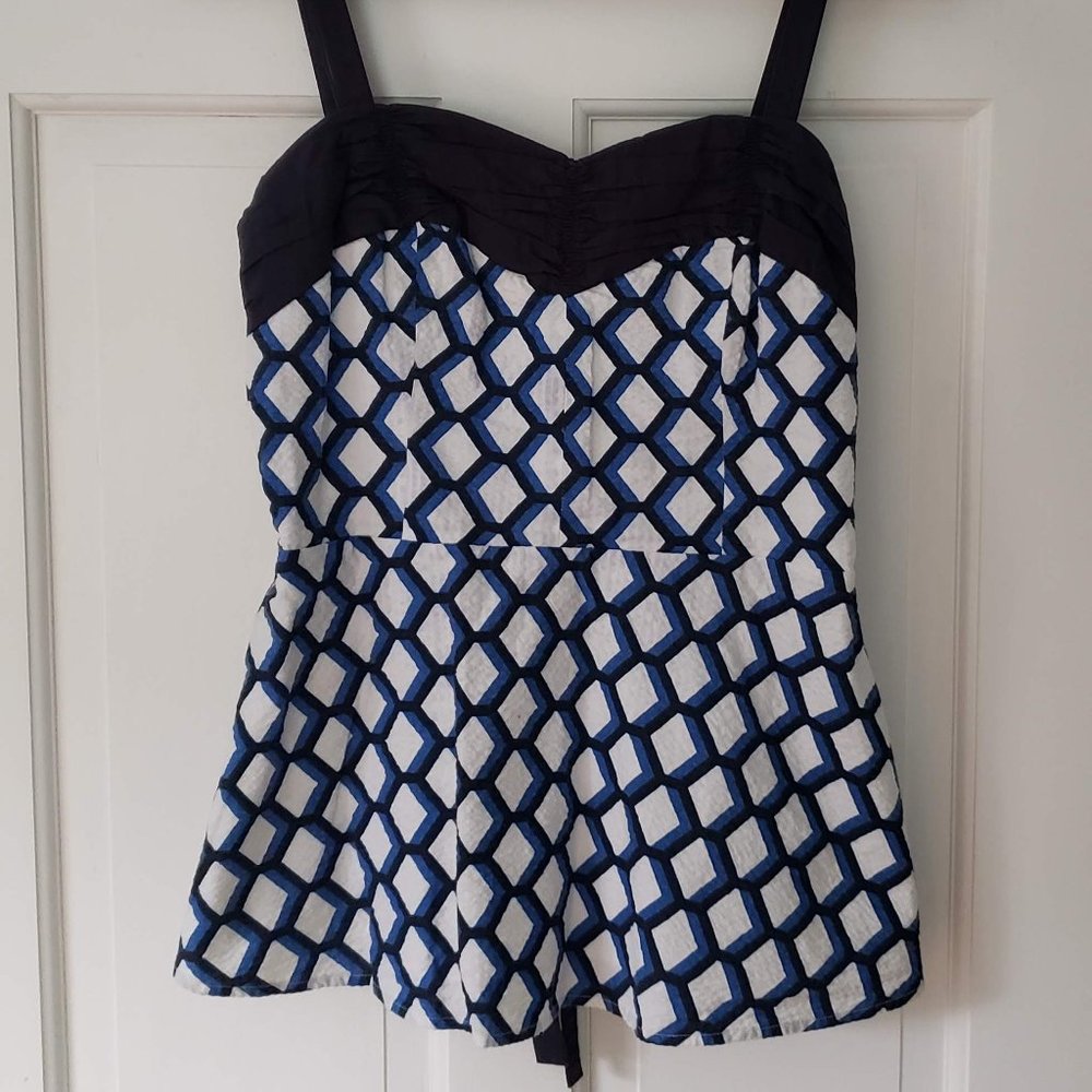 Girls from Savoy Apiary peplum top Anthropologie